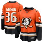 anaheim ducks fanatics branded home breakaway jersey – orange – john gibson – mens – Toronto Maple Leafs Jerseys and Headwear Collection