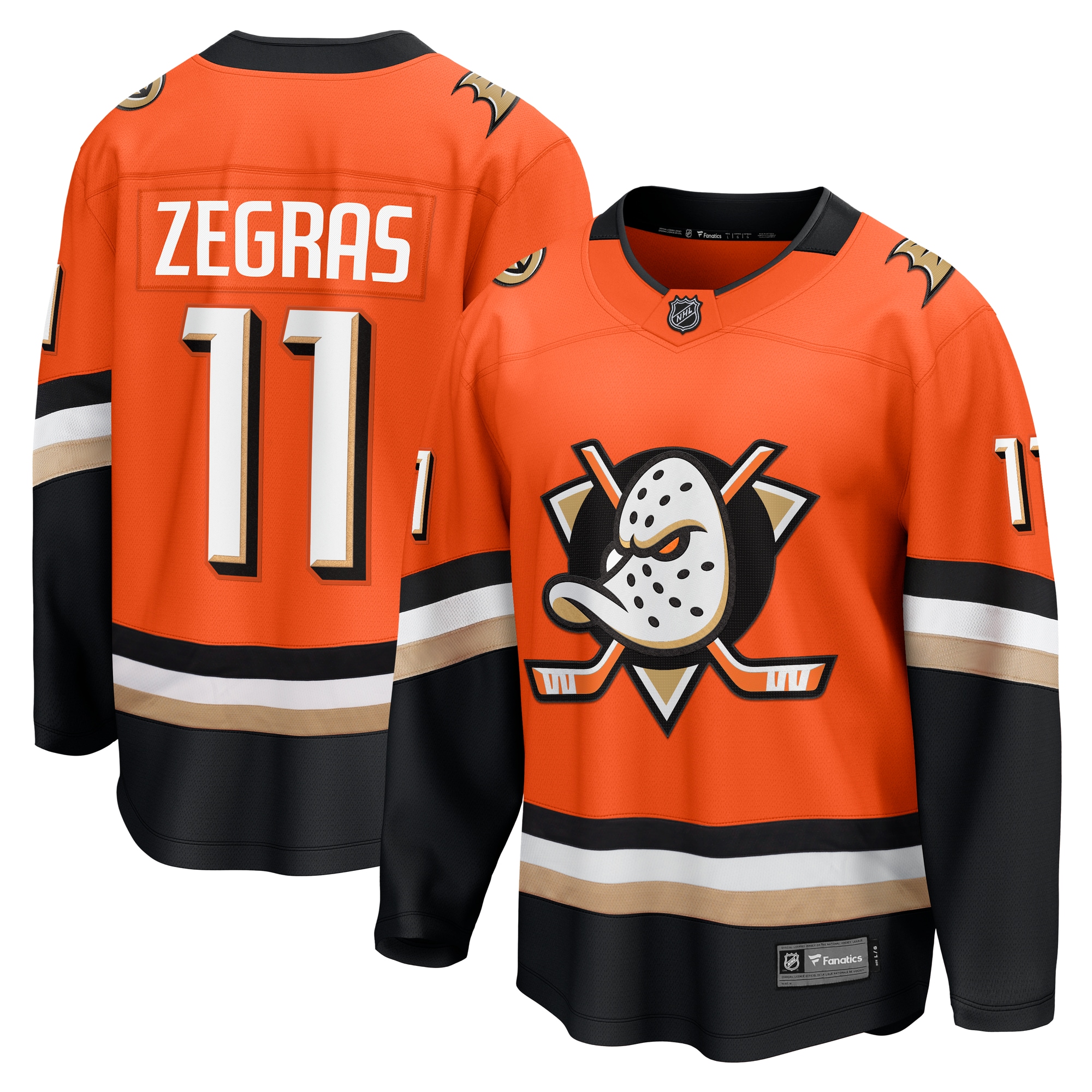 anaheim ducks fanatics branded home breakaway jersey – orange – trevor zegras – mens – Toronto Maple Leafs Jerseys and Headwear Collection