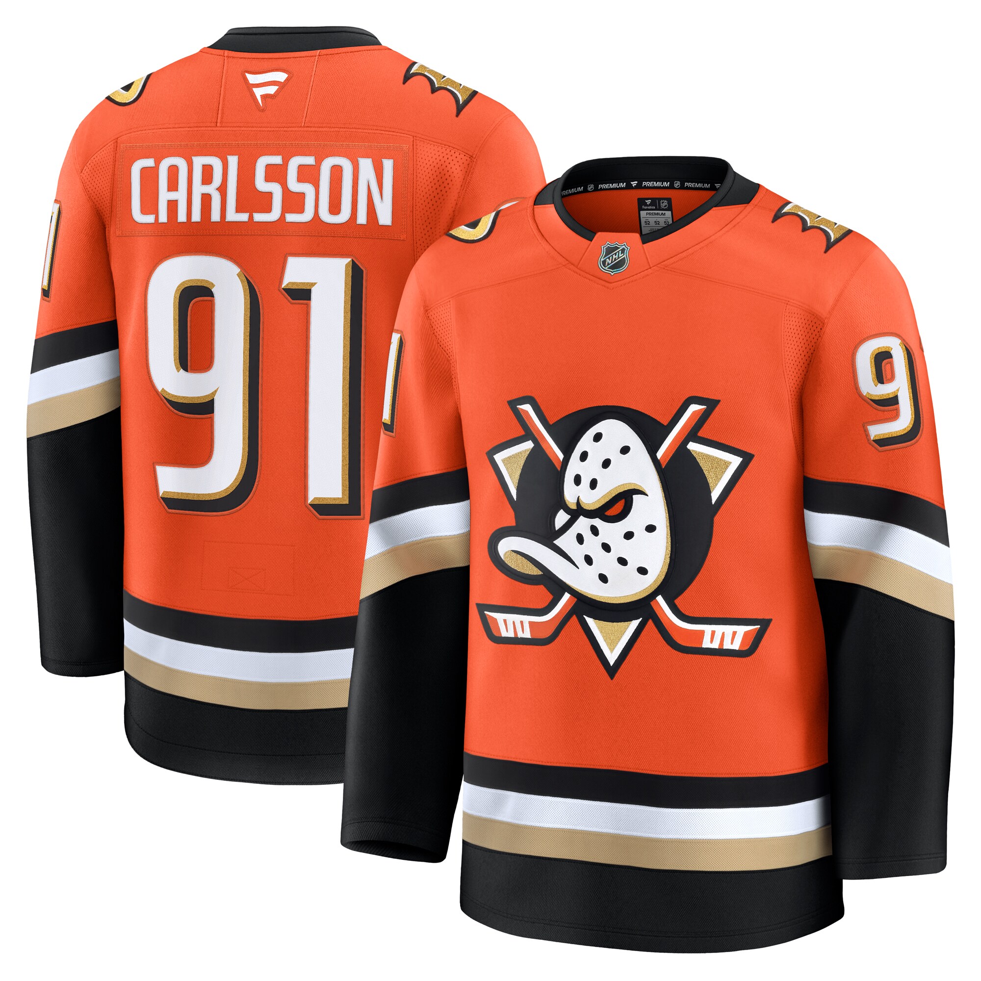 anaheim ducks fanatics branded home premium jersey – orange – leo carlsson – mens – Toronto Maple Leafs Jerseys and Headwear Collection