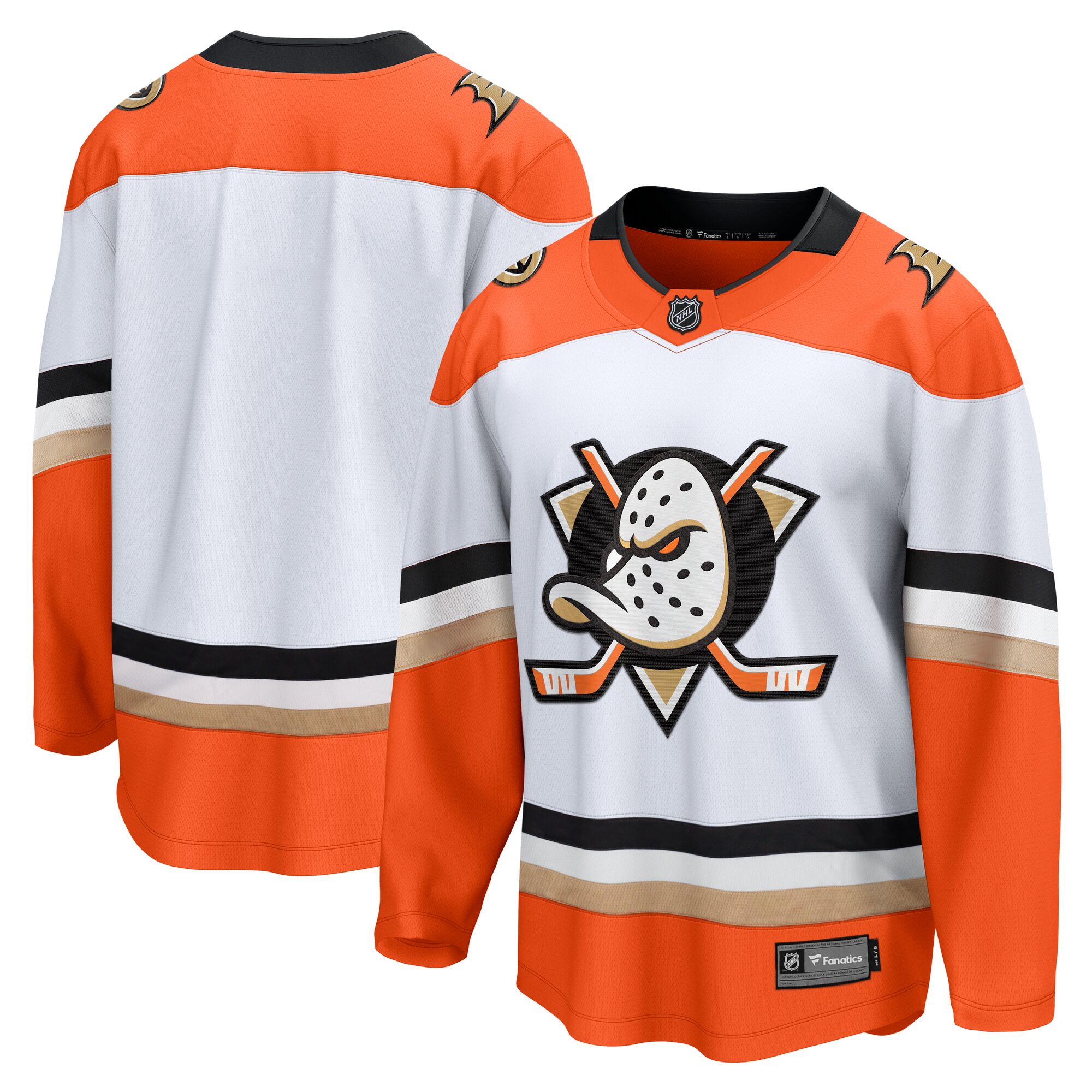 anaheim ducks fanatics branded road breakaway jersey – mens – Toronto Maple Leafs Jerseys and Headwear Collection