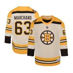 boston bruins 100th anniversary replica alternate breakaway jersey – cream – brad marchand – youth – Toronto Maple Leafs Jerseys and Headwear Collection