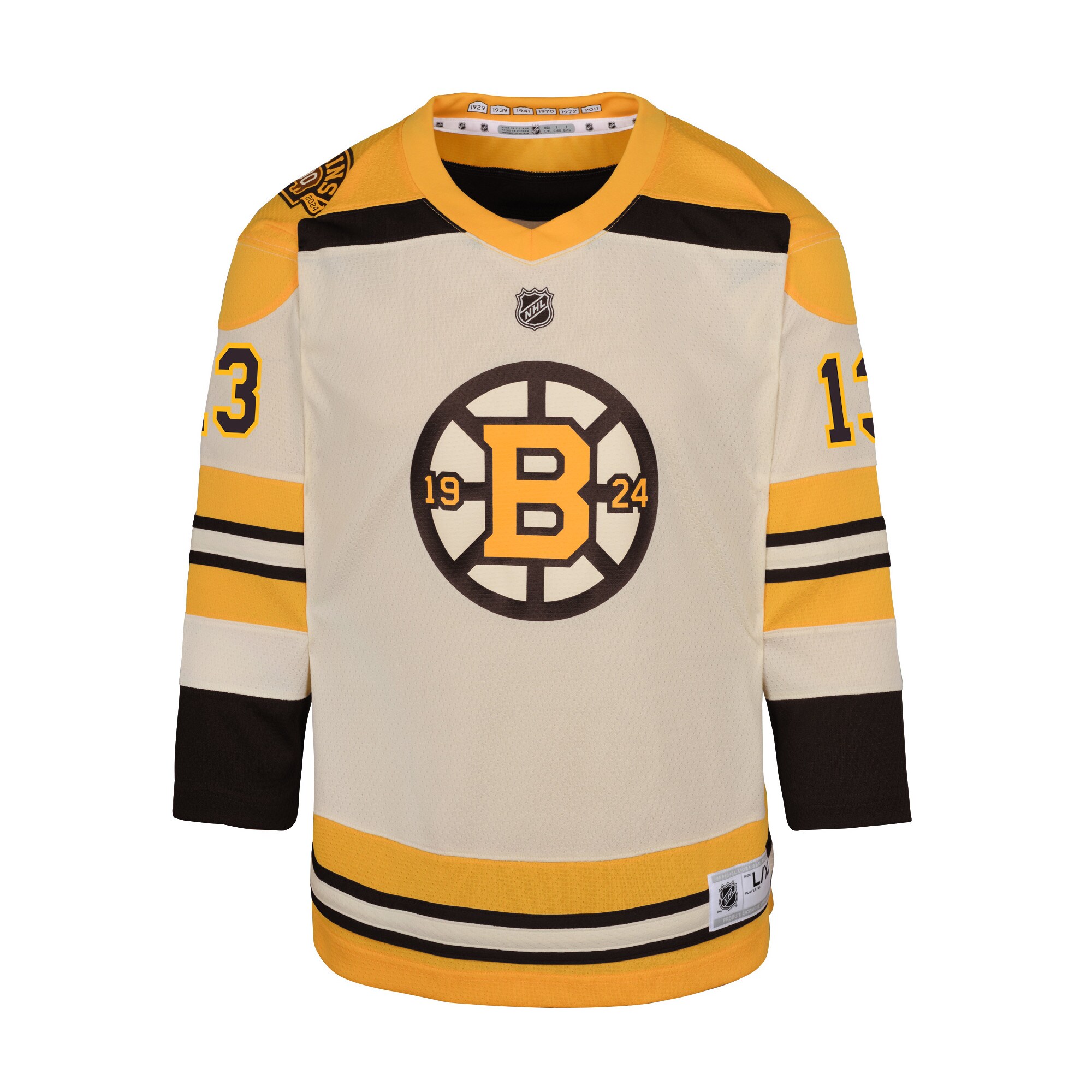 boston bruins 100th anniversary replica alternate breakaway jersey – cream – charlie coyle – youth – Toronto Maple Leafs Jerseys and Headwear Collection