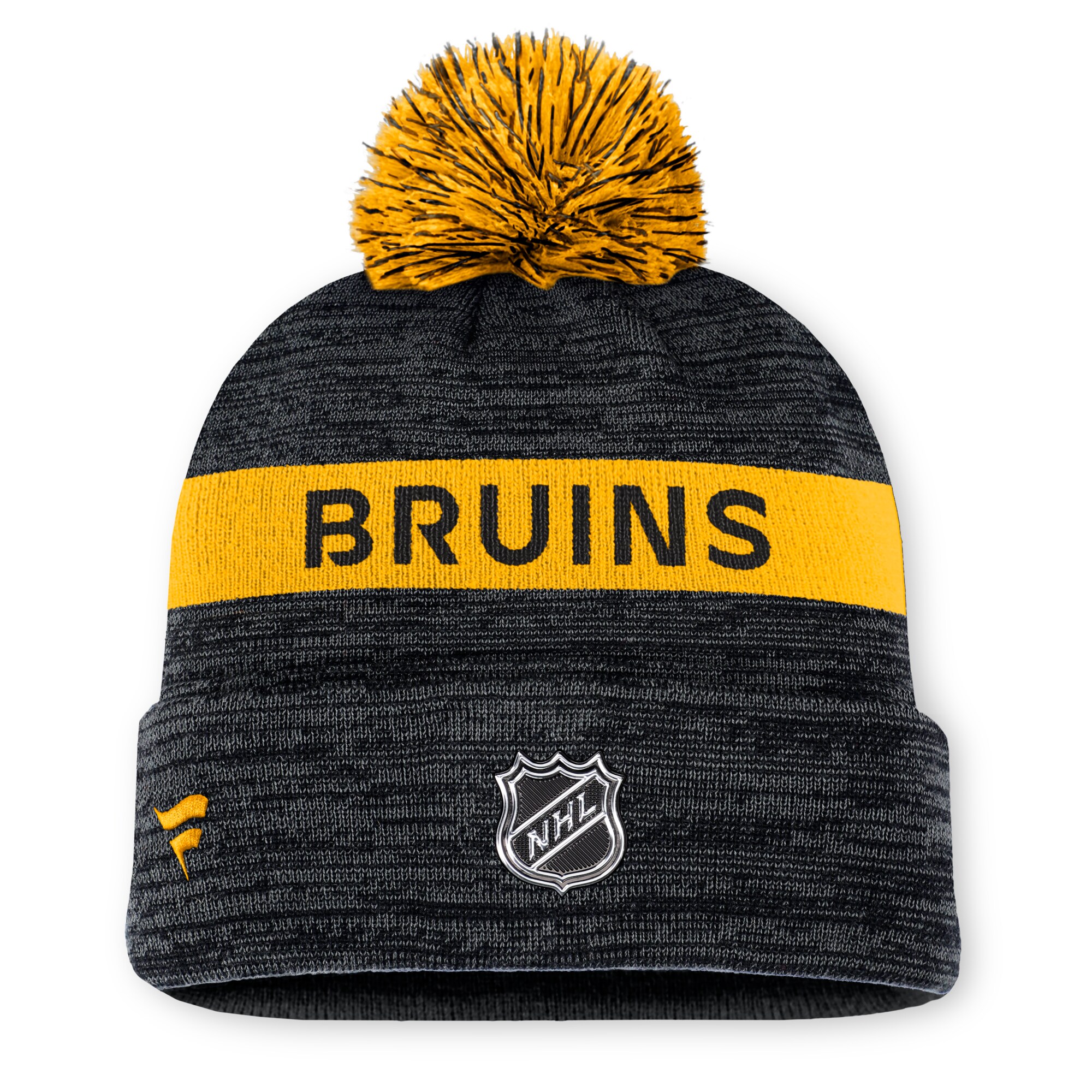 boston bruins authentic pro rink beanie cuff with pom – Toronto Maple Leafs Jerseys and Headwear Collection