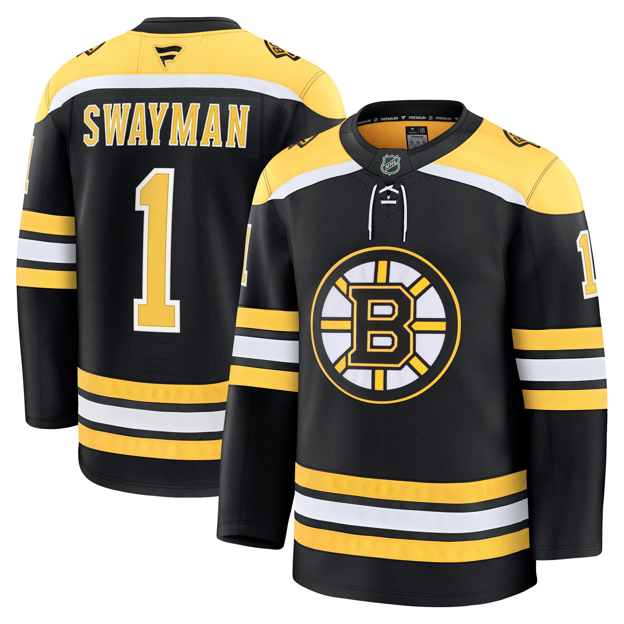 boston bruins fanatics branded home premium jersey – black – jeremy swayman – mens – Toronto Maple Leafs Jerseys and Headwear Collection