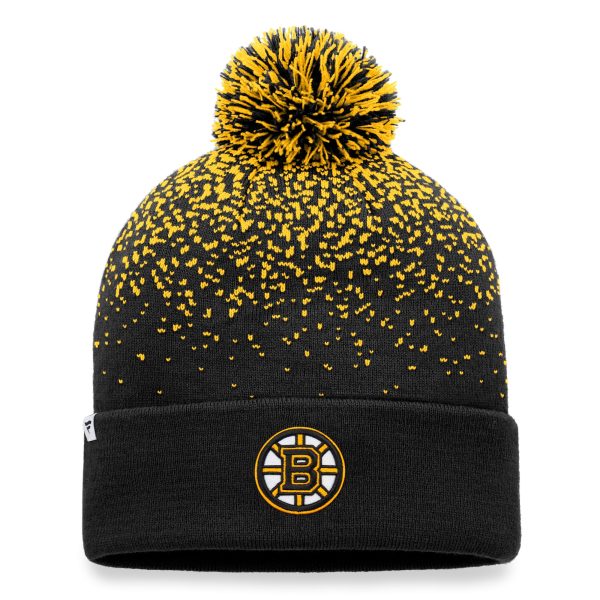 boston bruins iconic gradiant beanie cuff with pom – Toronto Maple Leafs Jerseys and Headwear Collection
