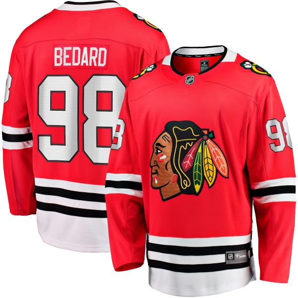 chicago blackhawks fanatics home breakaway jersey – connor bedard – mens – Toronto Maple Leafs Jerseys and Headwear Collection