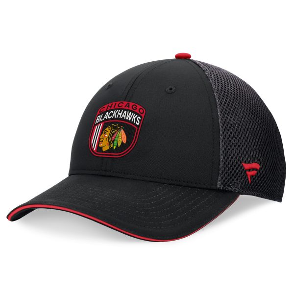 chicago blackhawks pro draft structured trucker cap – unisex – Toronto Maple Leafs Jerseys and Headwear Collection