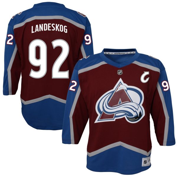 colorado avalanche replica home jersey – gabriel landeskog – youth – Toronto Maple Leafs Jerseys and Headwear Collection