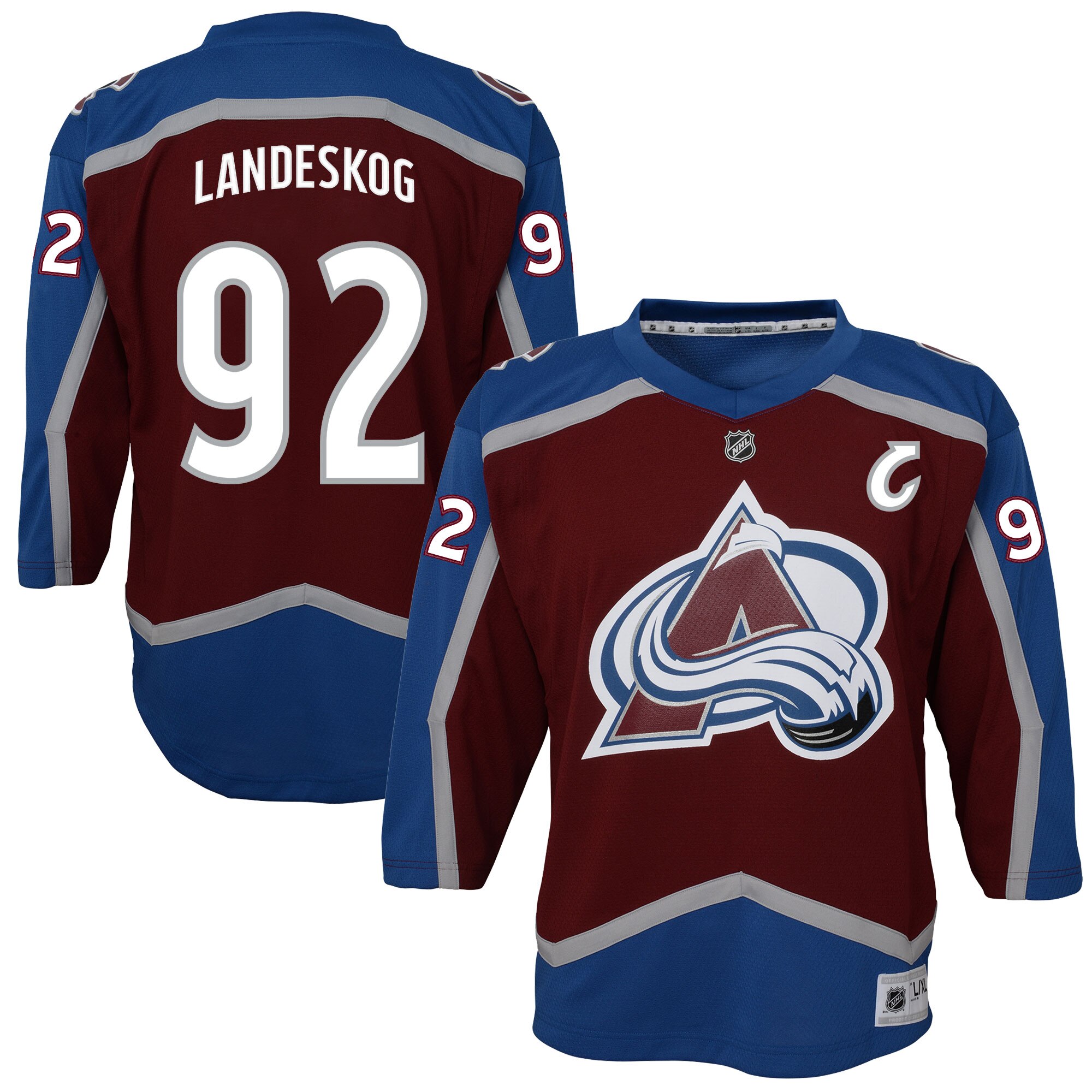 colorado avalanche replica home jersey – gabriel landeskog – youth – Toronto Maple Leafs Jerseys and Headwear Collection
