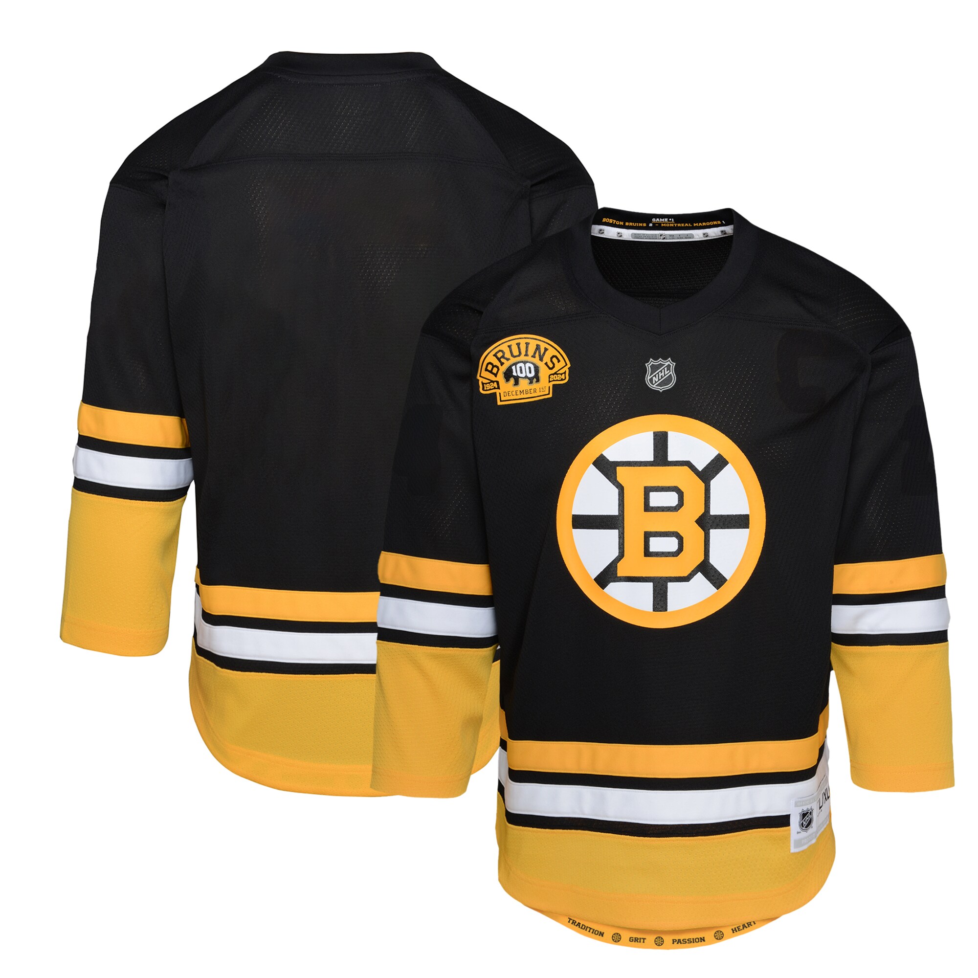 infant black boston bruins 100th anniversary replica jersey – Toronto Maple Leafs Jerseys and Headwear Collection