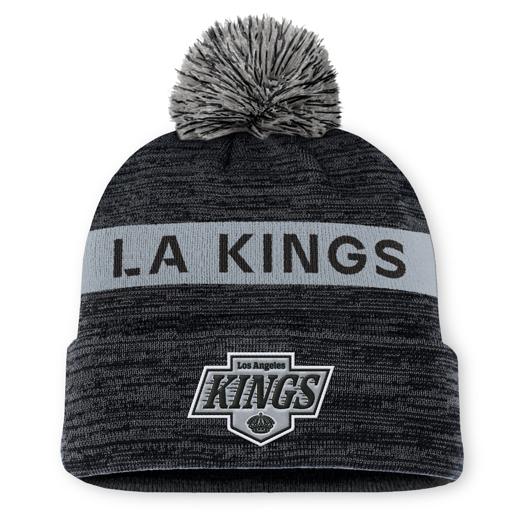 los angeles kings authentic pro rink beanie cuff with pom – Toronto Maple Leafs Jerseys and Headwear Collection