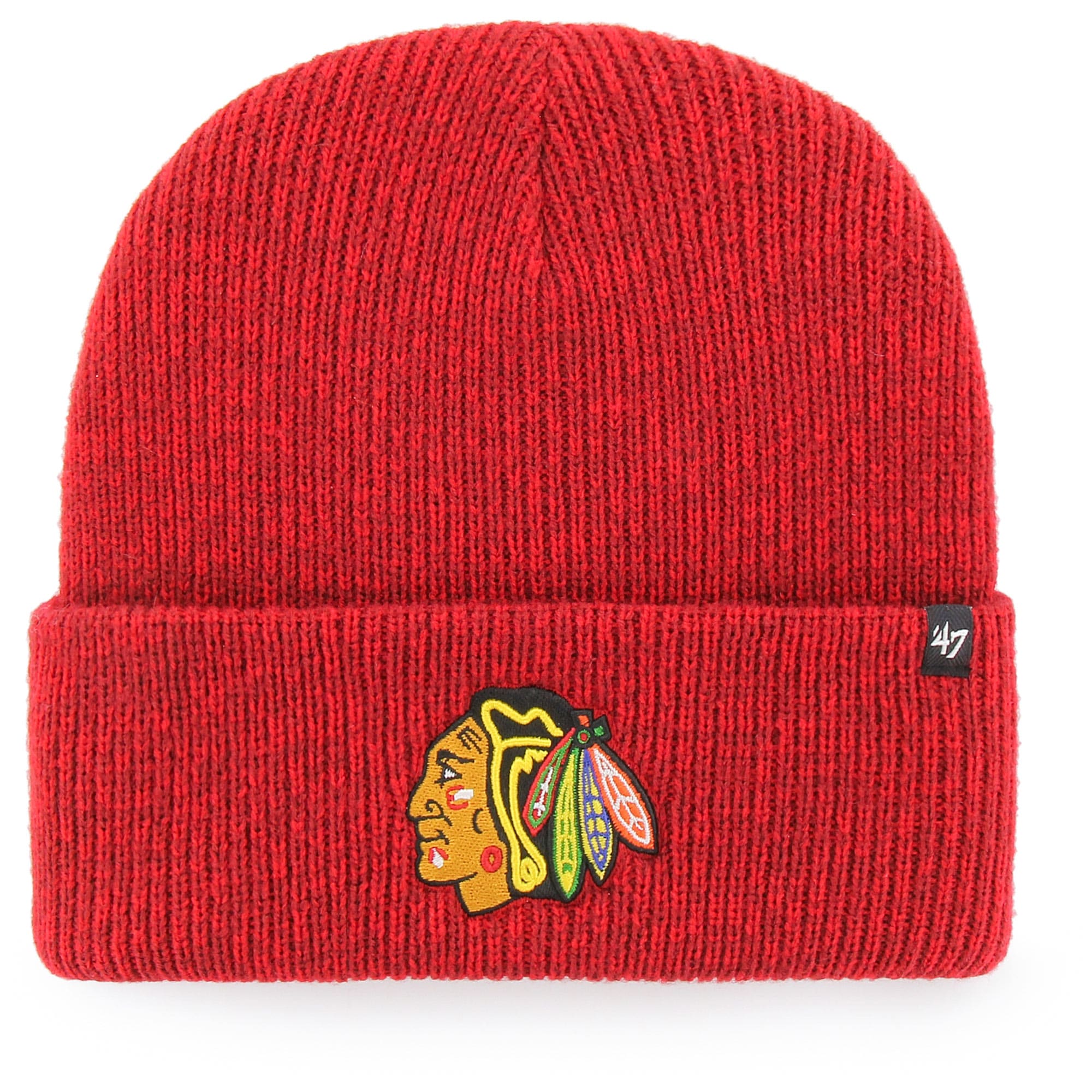 men8217s 821747 red chicago blackhawks brain freeze cuffed knit hat – Toronto Maple Leafs Jerseys and Headwear Collection