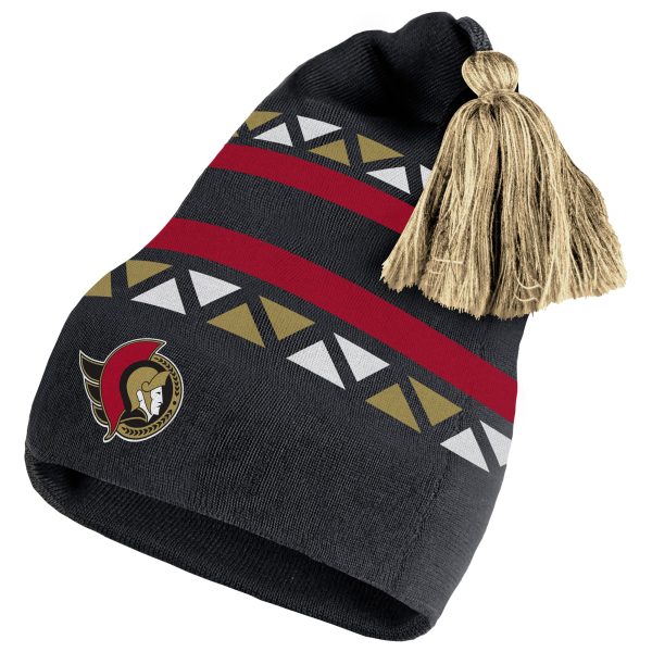 men8217s adidas black ottawa senators reverse retro 2.0 pom cuffed knit hat – Toronto Maple Leafs Jerseys and Headwear Collection