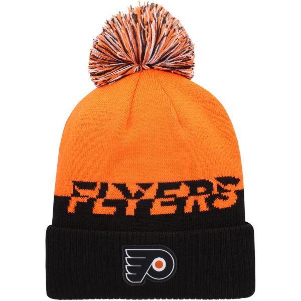 men8217s adidas orangeblack philadelphia flyers cold.rdy cuffed knit hat with pom – Toronto Maple Leafs Jerseys and Headwear Collection
