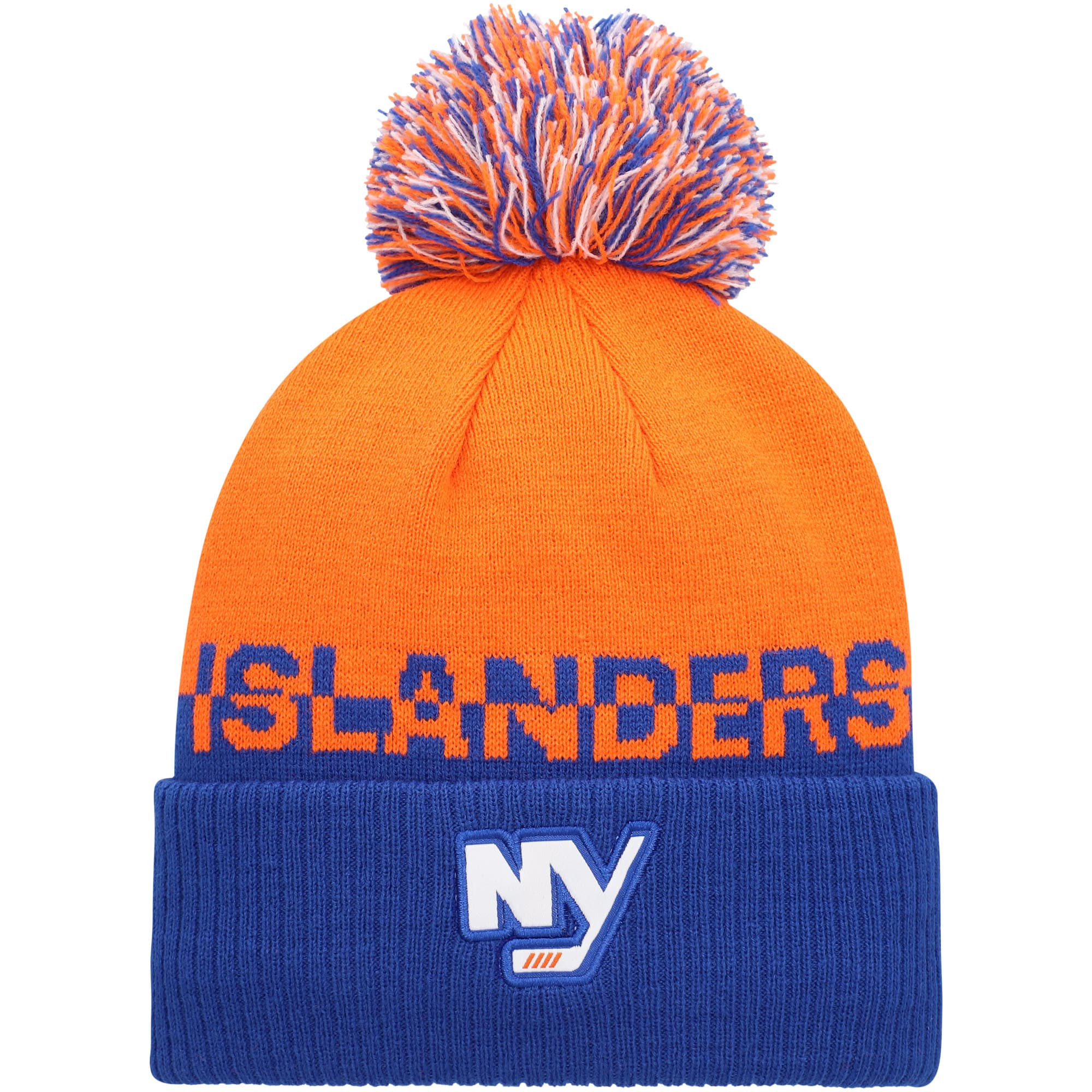 men8217s adidas orangeroyal new york islanders cold.rdy cuffed knit hat with pom – Toronto Maple Leafs Jerseys and Headwear Collection