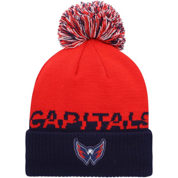 men8217s adidas rednavy washington capitals cold.rdy cuffed knit hat with pom – Toronto Maple Leafs Jerseys and Headwear Collection