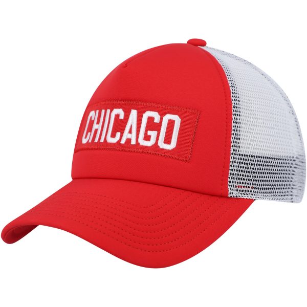 men8217s adidas redwhite chicago blackhawks team plate trucker snapback hat – Toronto Maple Leafs Jerseys and Headwear Collection
