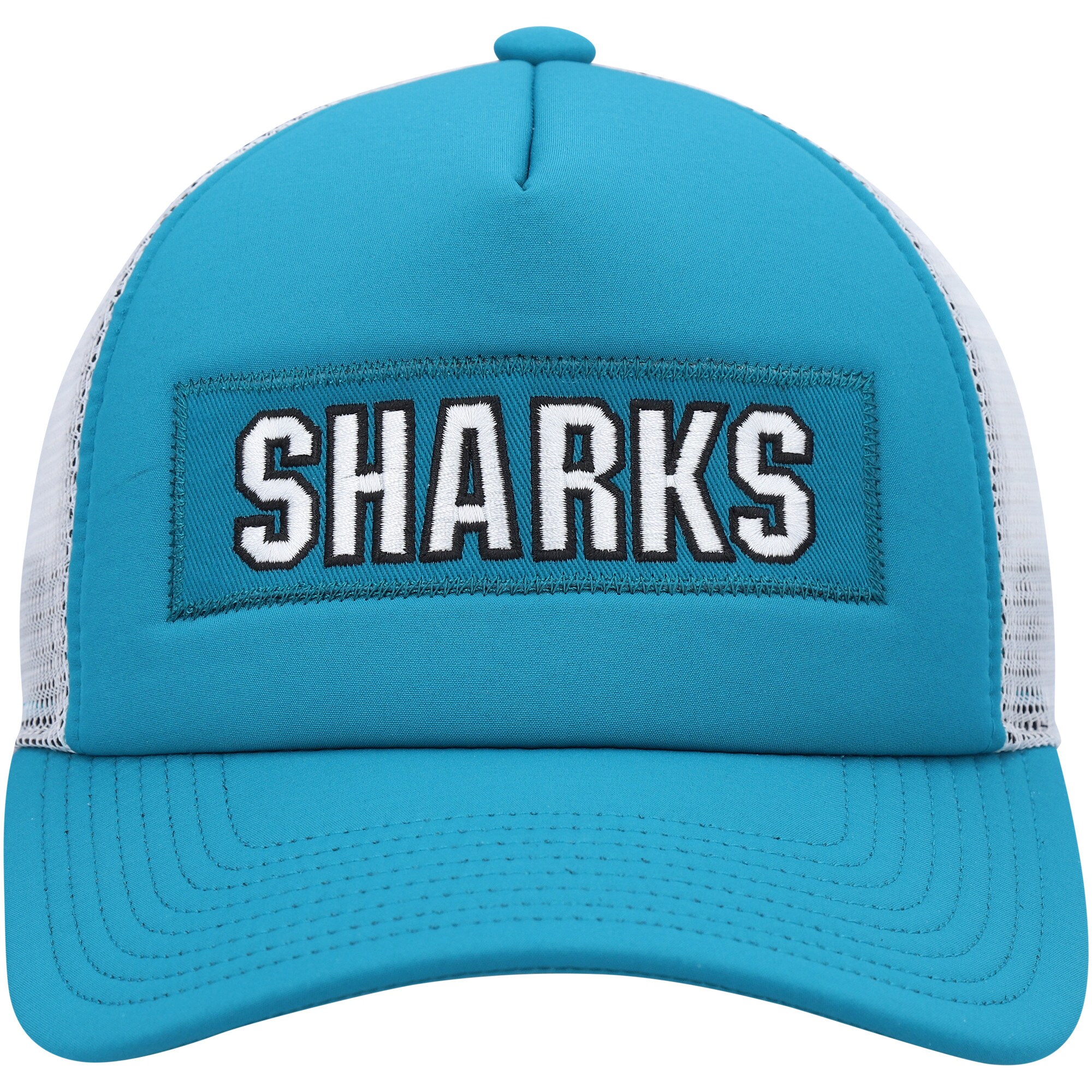 men8217s adidas tealwhite san jose sharks team plate trucker snapback hat – Toronto Maple Leafs Jerseys and Headwear Collection