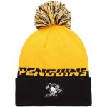 men8217s adidas yellowblack pittsburgh penguins cold.rdy cuffed knit hat with pom – Toronto Maple Leafs Jerseys and Headwear Collection