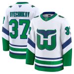 men8217s fanatics andrei svechnikov white carolina hurricanes throwback premium jersey – Toronto Maple Leafs Jerseys and Headwear Collection