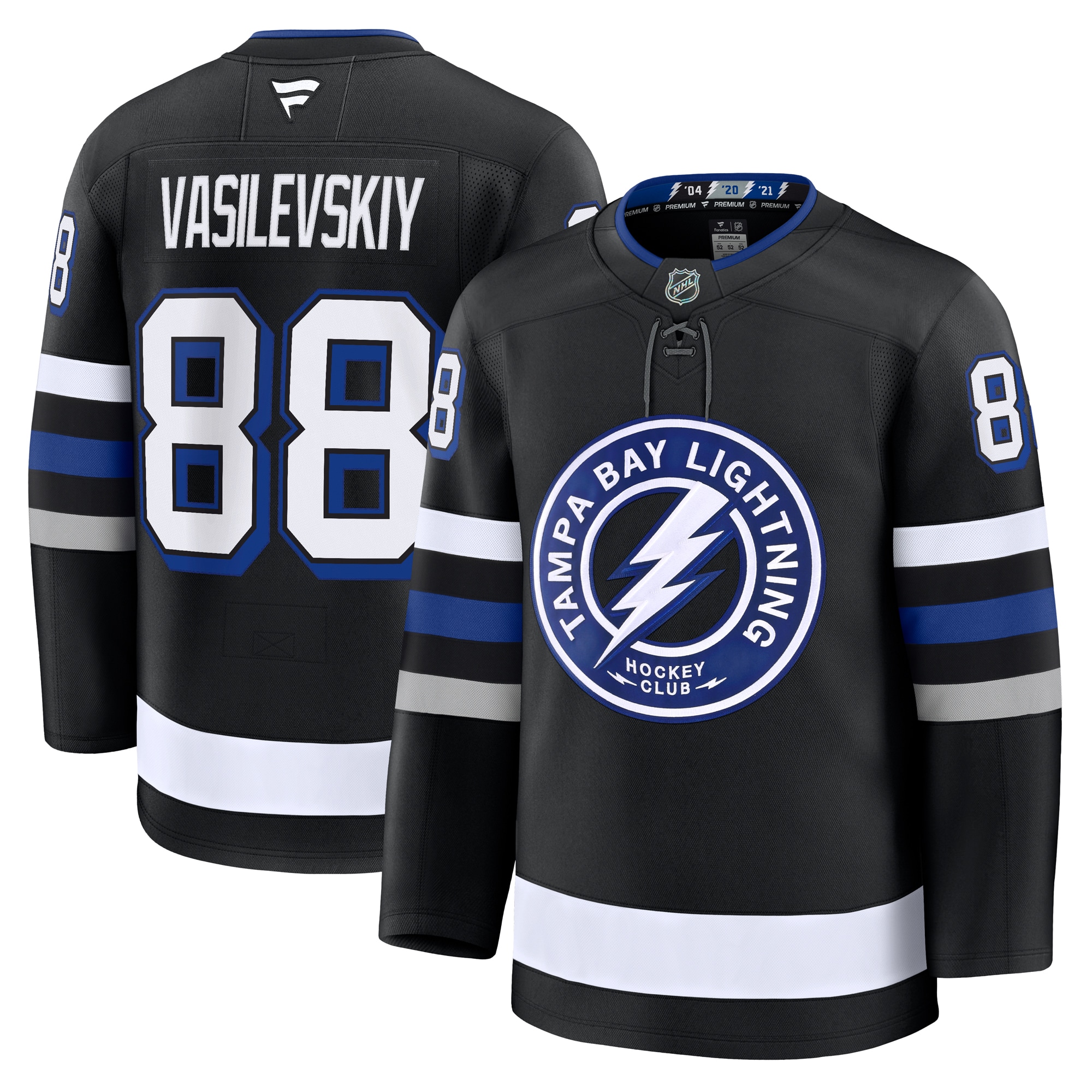 men8217s fanatics andrei vasilevskiy black tampa bay lightning alternate premium jersey – Toronto Maple Leafs Jerseys and Headwear Collection