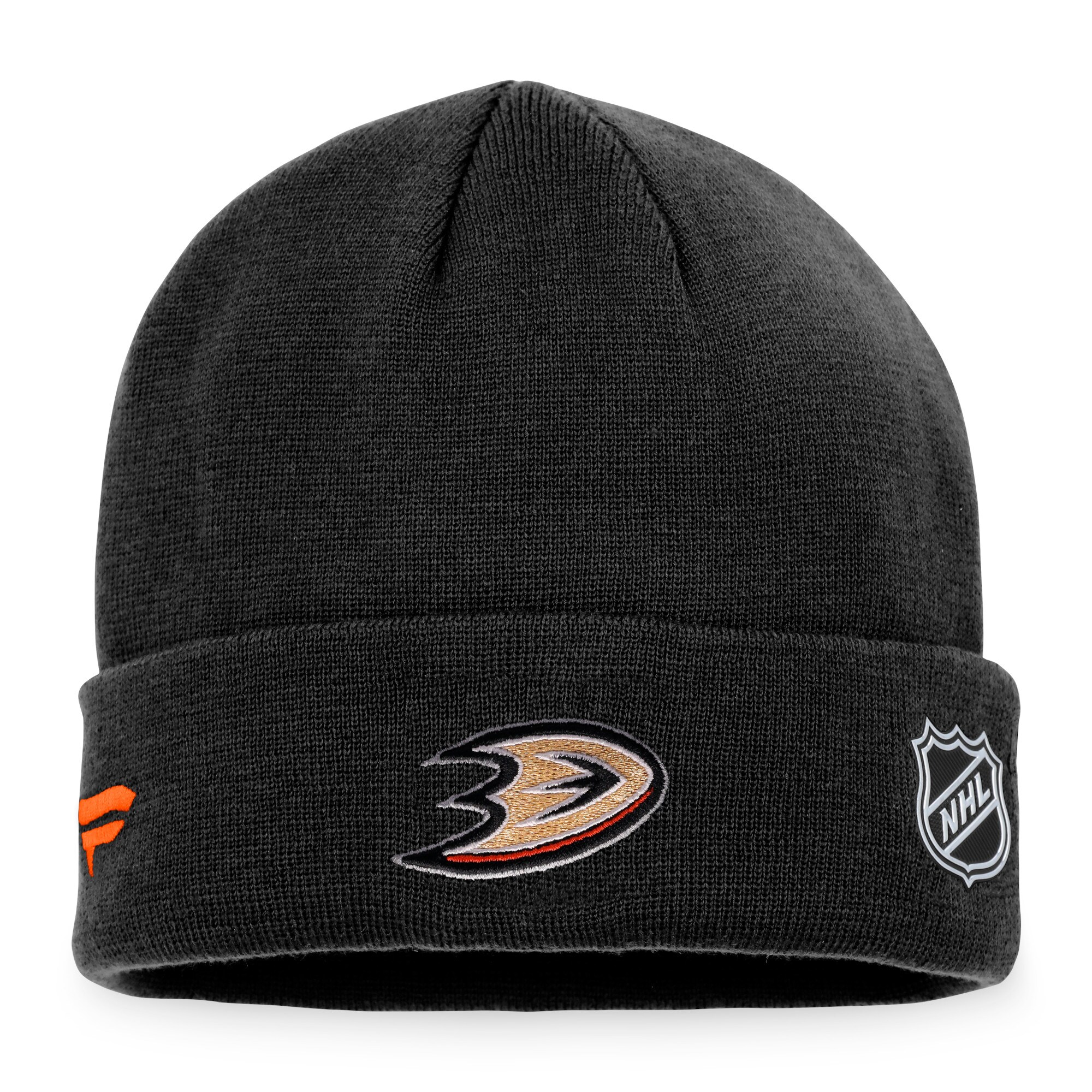 men8217s fanatics black anaheim ducks authentic pro rink cuffed knit hat – Toronto Maple Leafs Jerseys and Headwear Collection