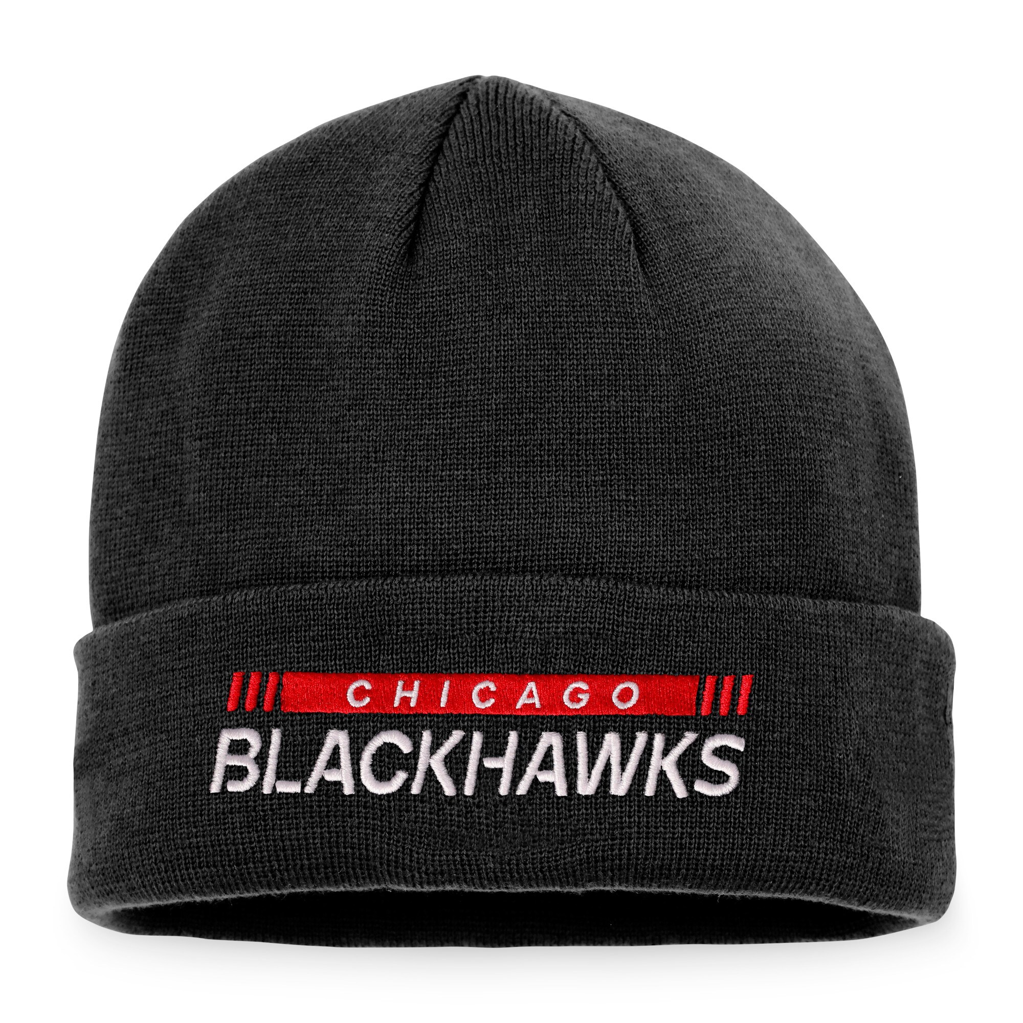 men8217s fanatics black chicago blackhawks authentic pro rink cuffed knit hat – Toronto Maple Leafs Jerseys and Headwear Collection