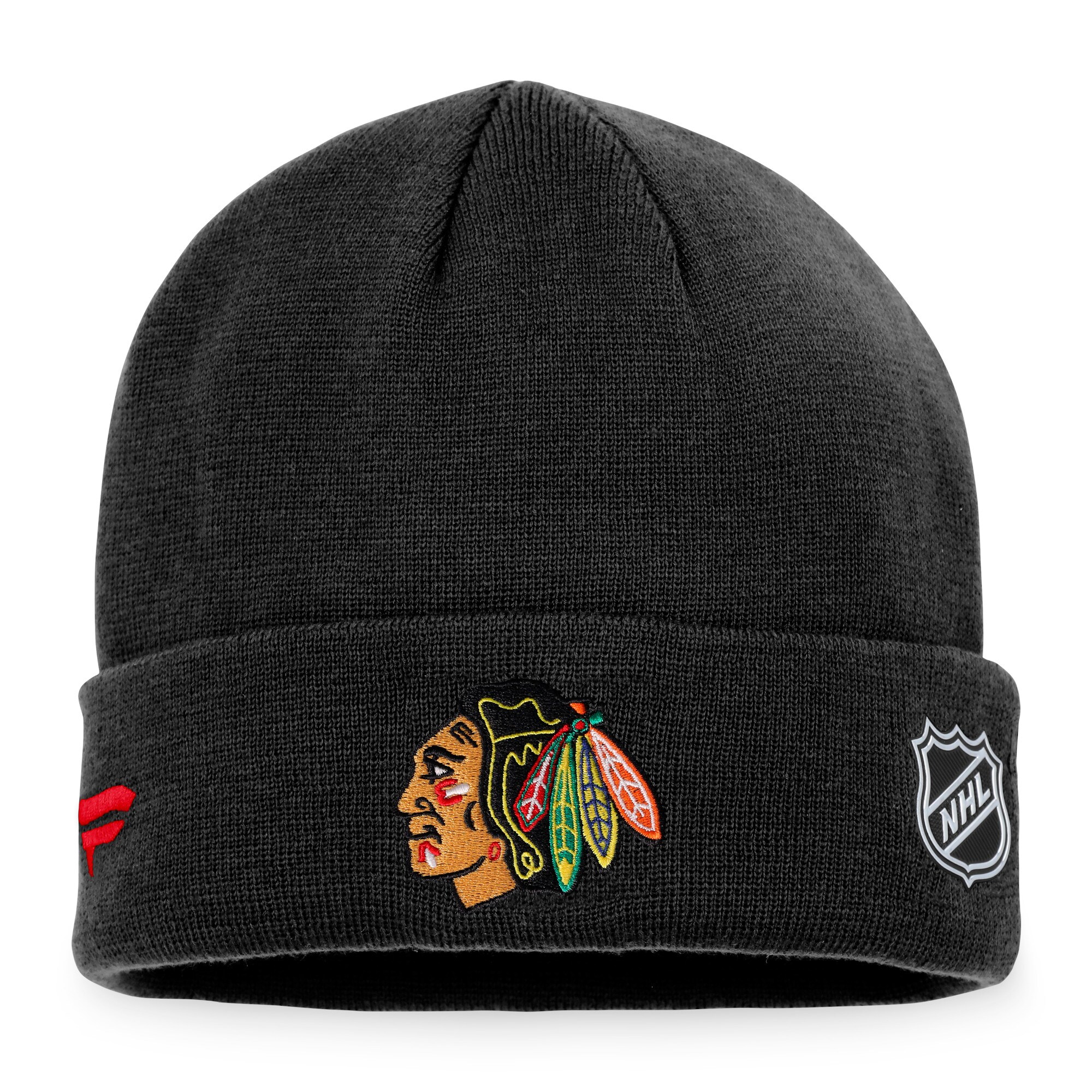 men8217s fanatics black chicago blackhawks authentic pro rink cuffed knit hat – Toronto Maple Leafs Jerseys and Headwear Collection