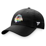 men8217s fanatics black chicago blackhawks team logo pride adjustable hat – Toronto Maple Leafs Jerseys and Headwear Collection