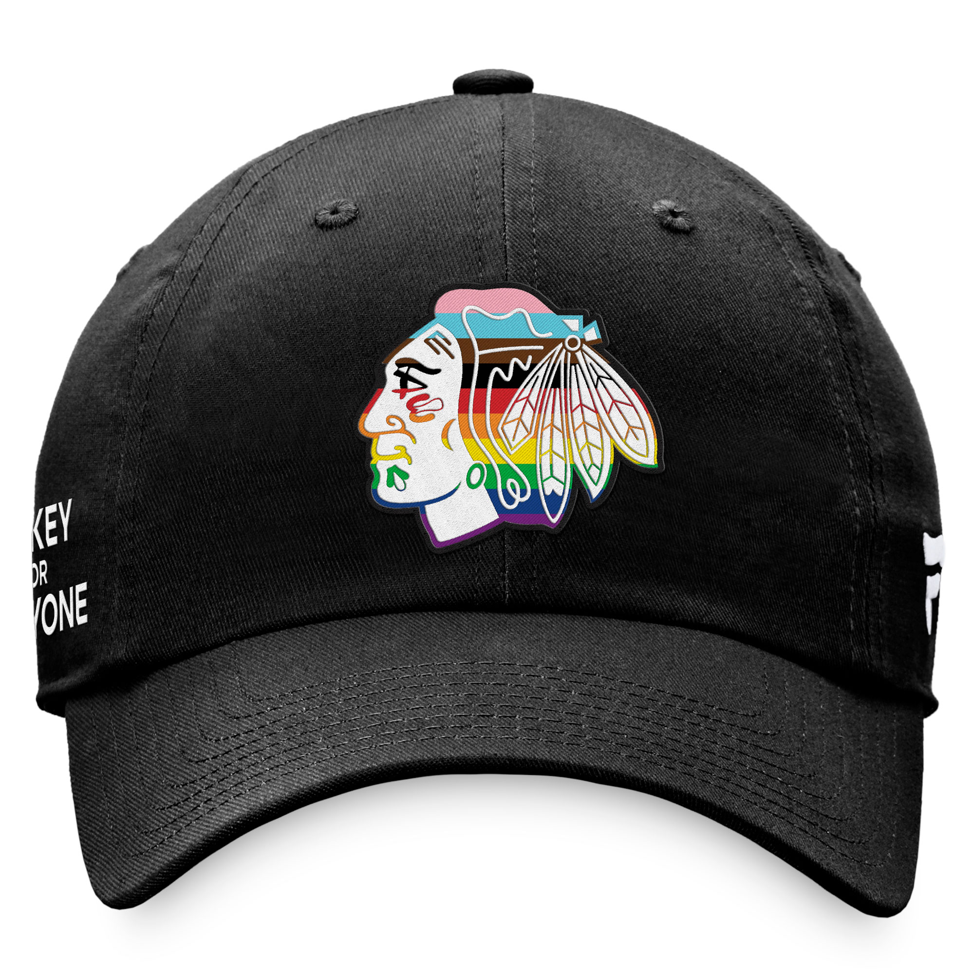 men8217s fanatics black chicago blackhawks team logo pride adjustable hat – Toronto Maple Leafs Jerseys and Headwear Collection