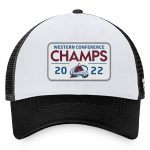 men8217s fanatics black colorado avalanche 2022 western conference champions locker room trucker adjustable hat – Toronto Maple Leafs Jerseys and Headwear Collection
