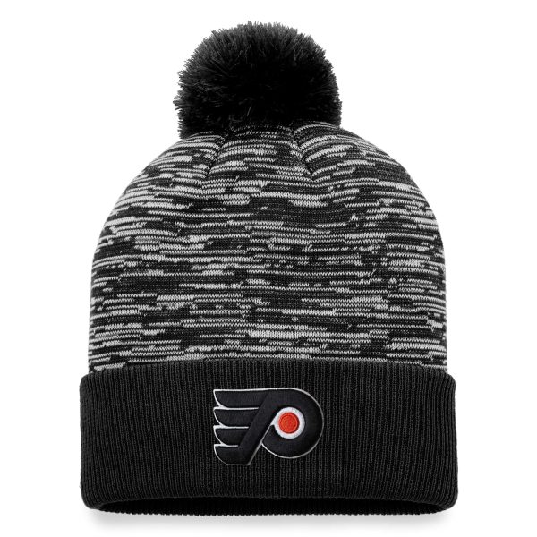 men8217s fanatics black philadelphia flyers defender cuffed knit hat with pom – Toronto Maple Leafs Jerseys and Headwear Collection
