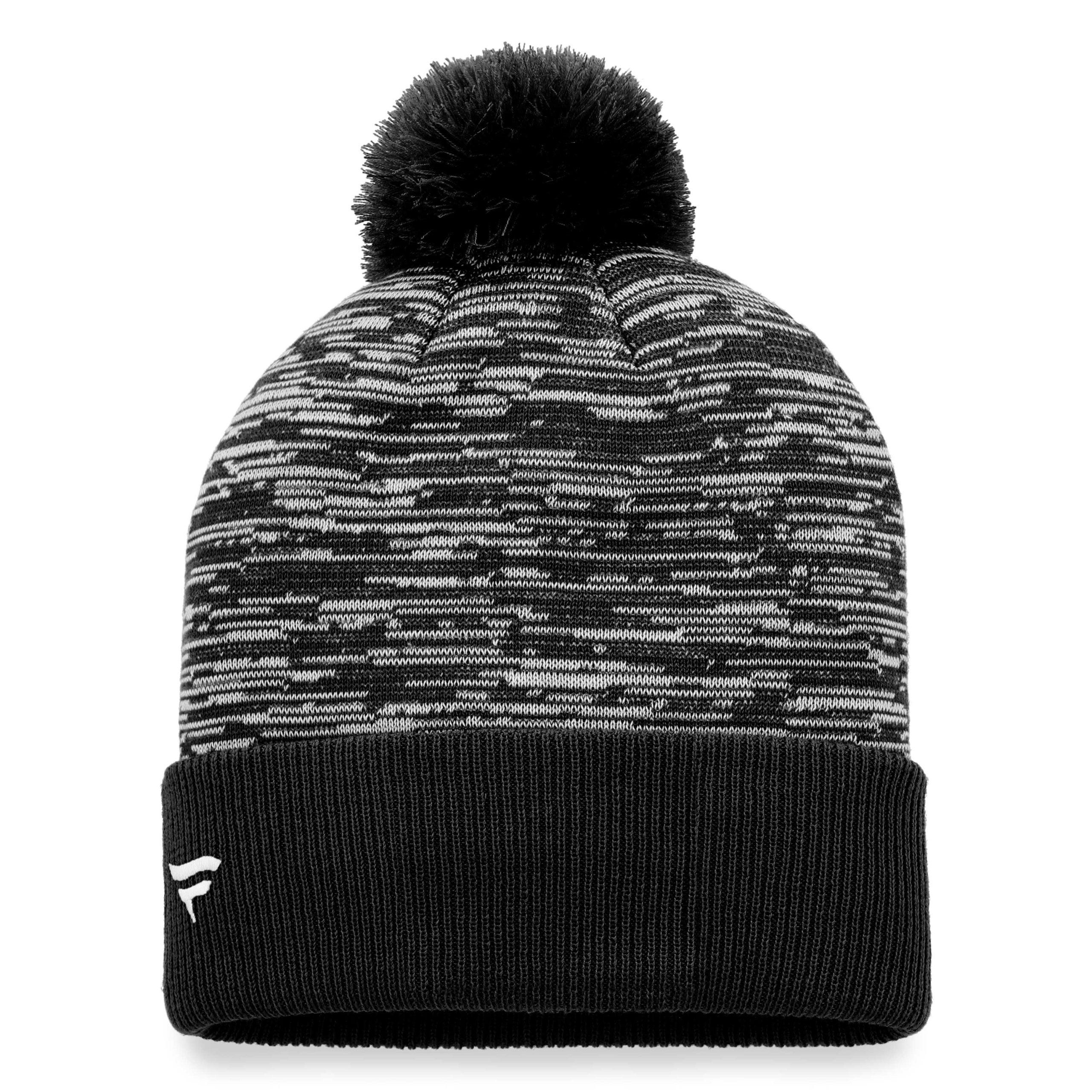 men8217s fanatics black philadelphia flyers defender cuffed knit hat with pom – Toronto Maple Leafs Jerseys and Headwear Collection