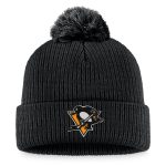 men8217s fanatics black pittsburgh penguins core primary logo cuffed knit hat with pom – Toronto Maple Leafs Jerseys and Headwear Collection
