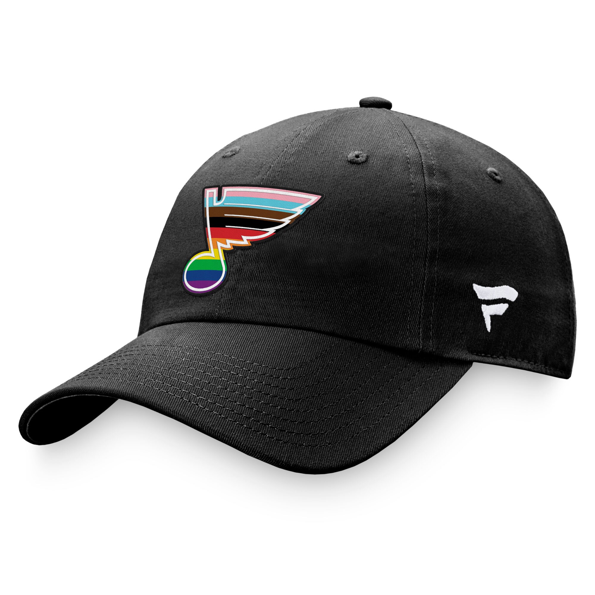 men8217s fanatics black st. louis blues team logo pride adjustable hat – Toronto Maple Leafs Jerseys and Headwear Collection
