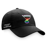 men8217s fanatics black st. louis blues team logo pride adjustable hat – Toronto Maple Leafs Jerseys and Headwear Collection