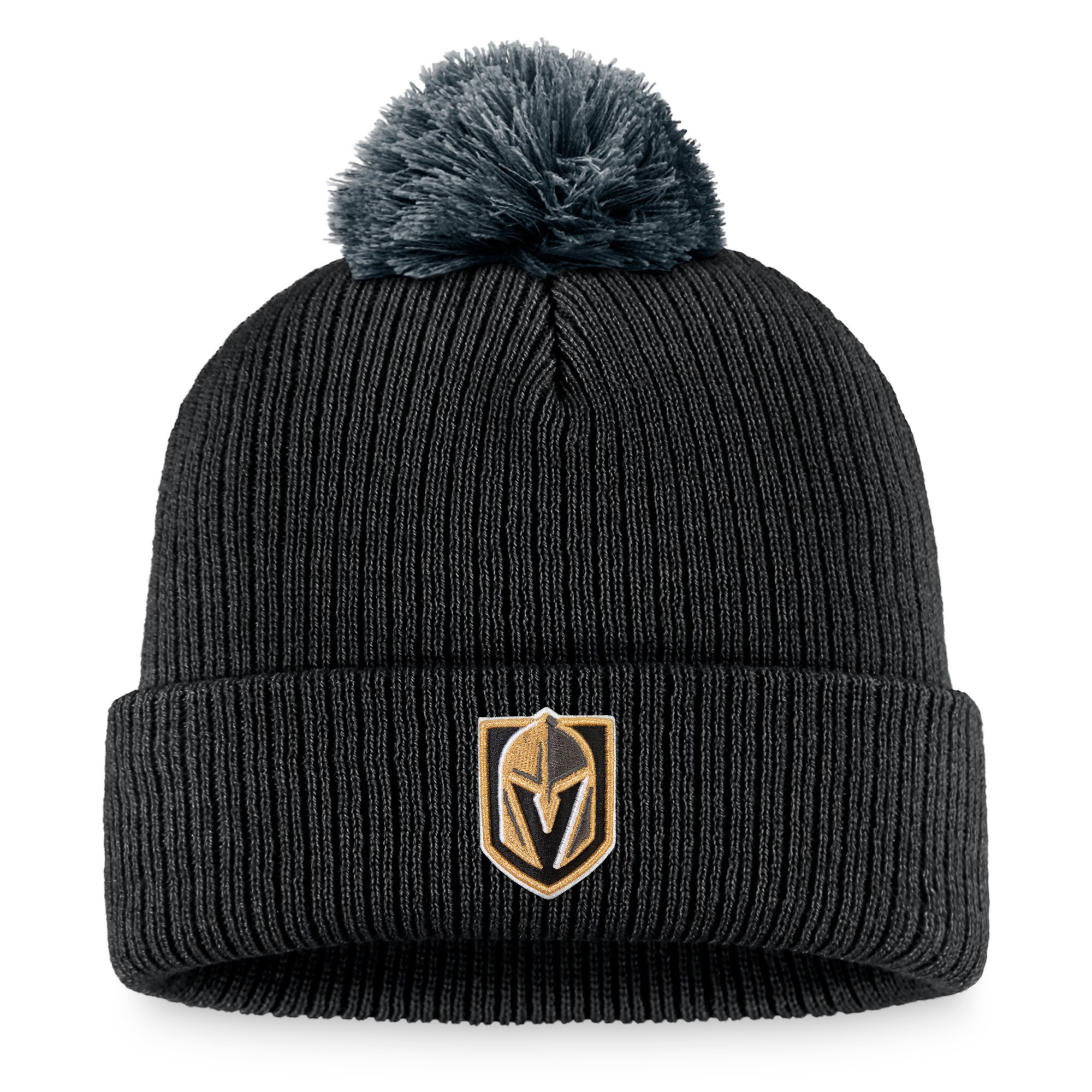 men8217s fanatics black vegas golden knights team cuffed knit hat with pom – Toronto Maple Leafs Jerseys and Headwear Collection
