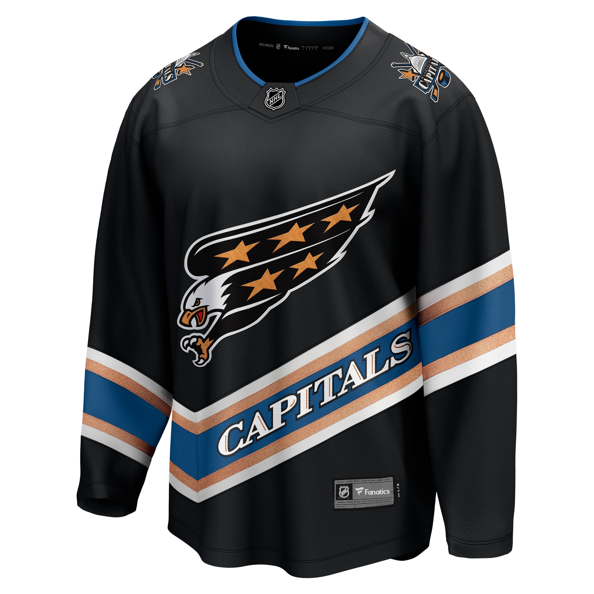 men8217s fanatics black washington capitals alternate 50th anniversary breakaway jersey – Toronto Maple Leafs Jerseys and Headwear Collection
