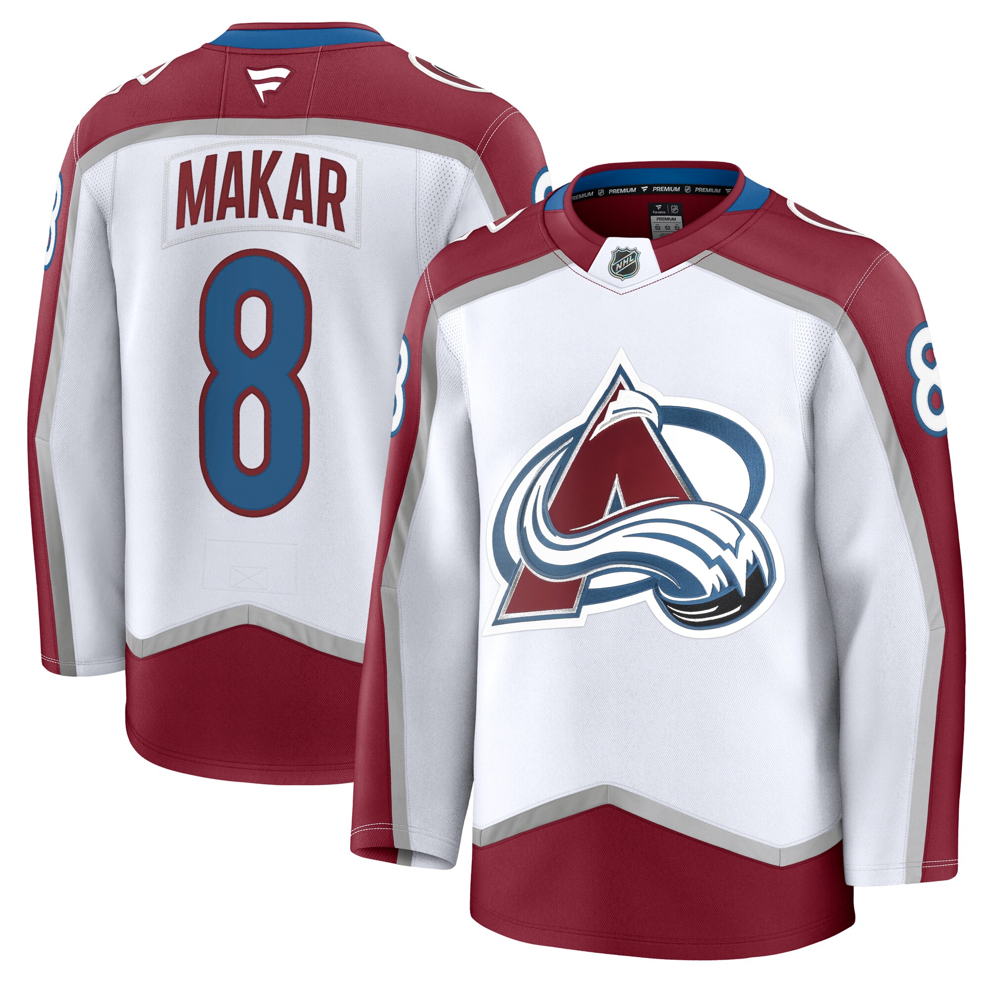 men8217s fanatics cale makar white colorado avalanche away premium jersey – Toronto Maple Leafs Jerseys and Headwear Collection
