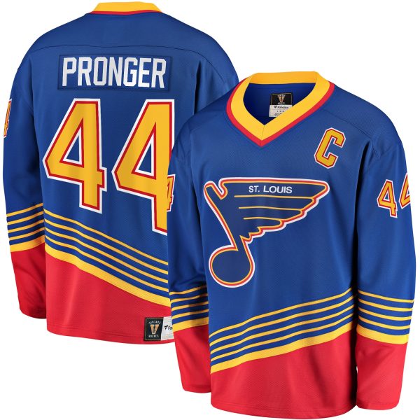 men8217s fanatics chris pronger blue st. louis blues breakaway retired player jersey – Toronto Maple Leafs Jerseys and Headwear Collection