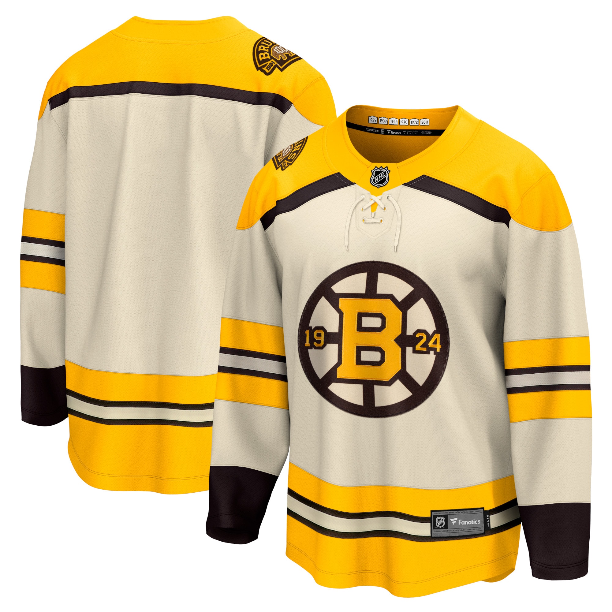 men8217s fanatics cream boston bruins 100th anniversary premier breakaway jersey – Toronto Maple Leafs Jerseys and Headwear Collection