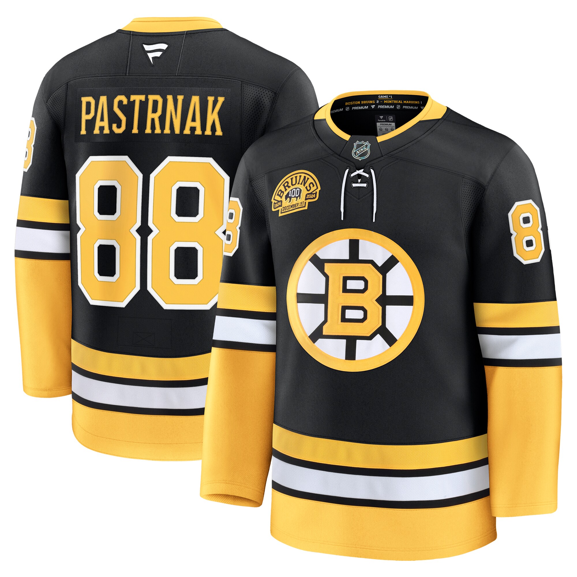 men8217s fanatics david pastrnak black boston bruins alternate 100th anniversary premium jersey – Toronto Maple Leafs Jerseys and Headwear Collection