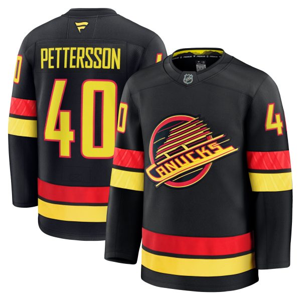 men8217s fanatics elias pettersson black vancouver canucks alternate premium jersey – Toronto Maple Leafs Jerseys and Headwear Collection