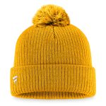 men8217s fanatics gold nashville predators core primary logo cuffed knit hat with pom – Toronto Maple Leafs Jerseys and Headwear Collection