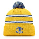 men8217s fanatics gold st. louis blues cuffed knit hat with pom – Toronto Maple Leafs Jerseys and Headwear Collection