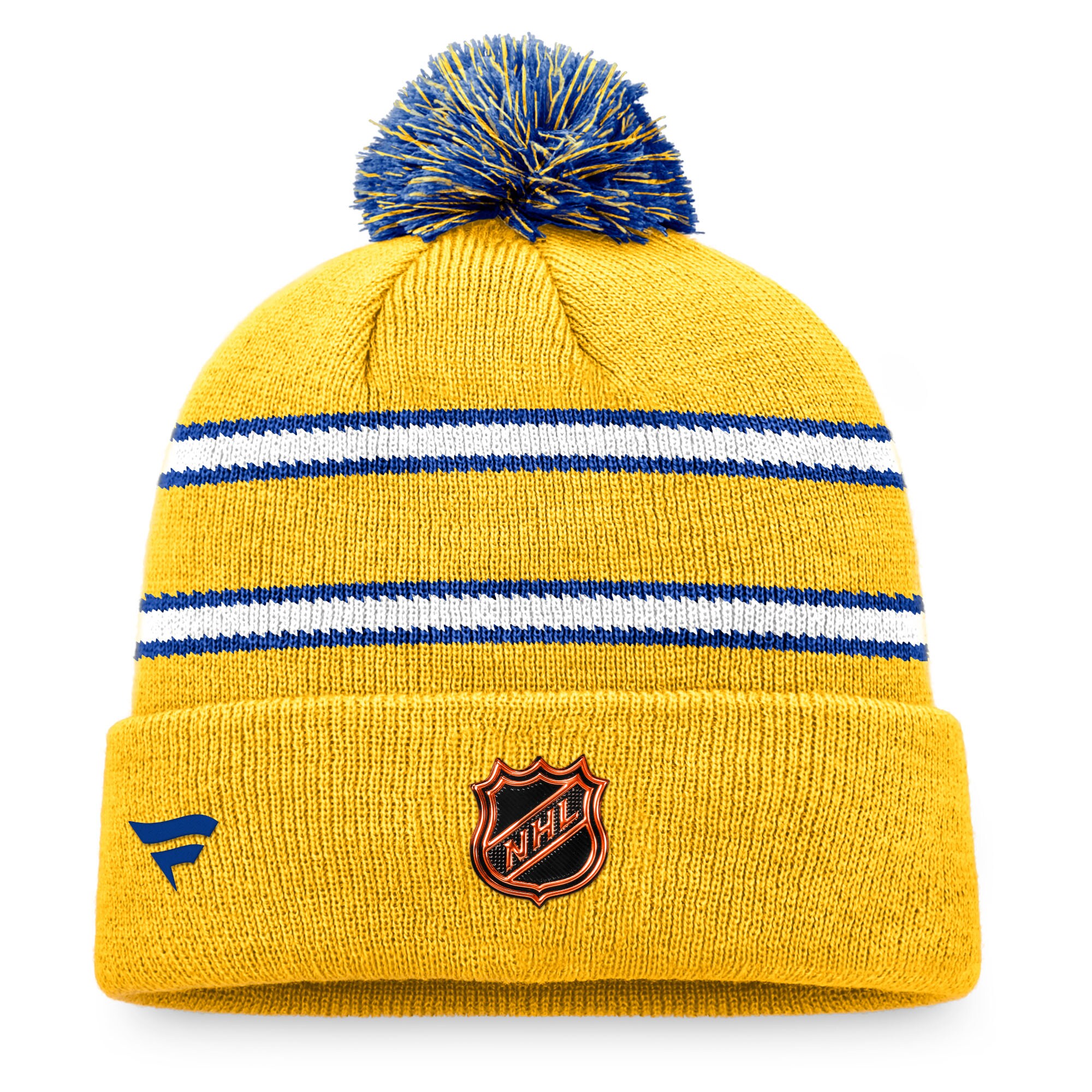 men8217s fanatics gold st. louis blues cuffed knit hat with pom – Toronto Maple Leafs Jerseys and Headwear Collection