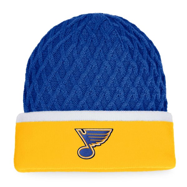 men8217s fanatics goldblue st. louis blues iconic striped cuffed knit hat – Toronto Maple Leafs Jerseys and Headwear Collection