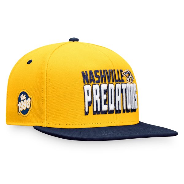 men8217s fanatics goldnavy nashville predators heritage retro two-tone snapback hat – Toronto Maple Leafs Jerseys and Headwear Collection
