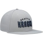 men8217s fanatics gray seattle kraken wordmark logo snapback hat – Toronto Maple Leafs Jerseys and Headwear Collection