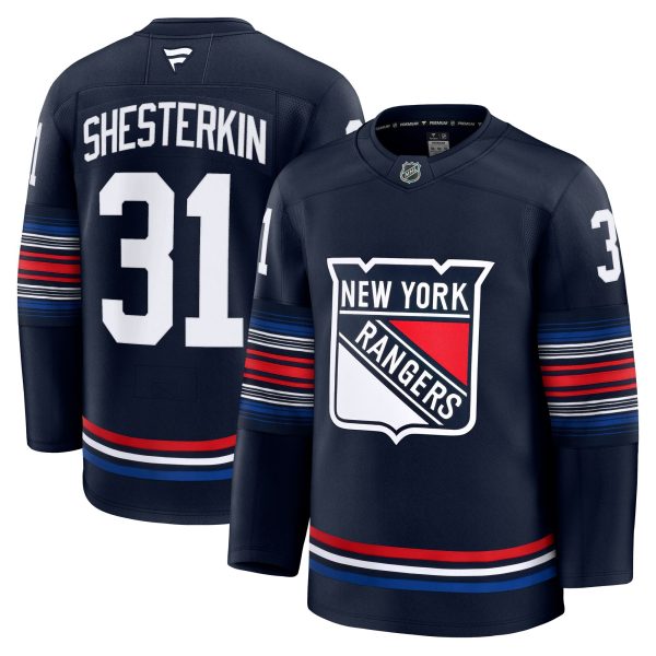 men8217s fanatics igor shesterkin navy new york rangers alternate premium jersey – Toronto Maple Leafs Jerseys and Headwear Collection